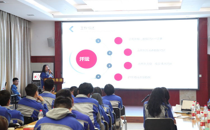 集團信息中心部長李敏就公司2021年電商數(shù)據進行了總結分析并對第四季度工作方向做簡要匯報