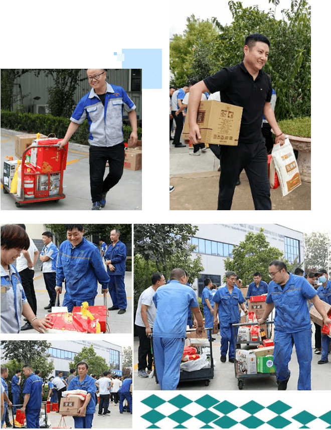 員工臉上洋溢著喜悅的笑容 員工臉上洋溢著喜悅的笑容